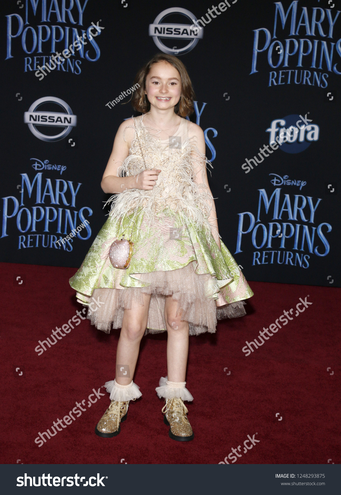 Pixie Davies World Premiere Disneys Mary Stock Photo 1248293875 ...