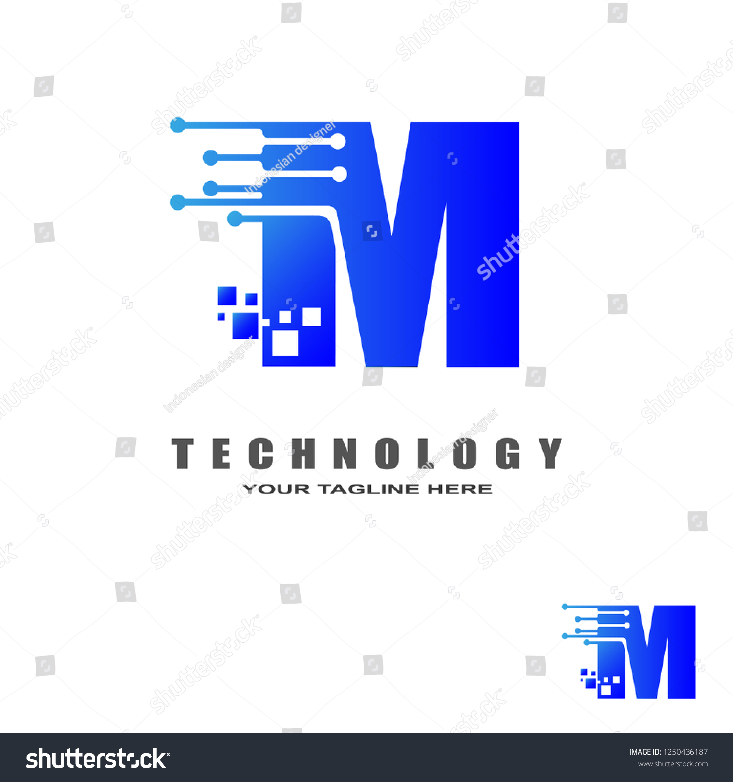 Technology Logo Templates Industrial Emblemsignsymbolvector Logos Stock ...