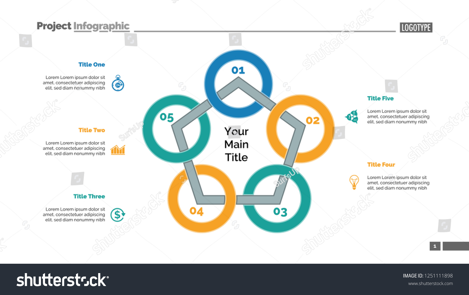 Pentagon Diagram Process Chart Cycle Graph Stock Vector Royalty Free 1251111898 Shutterstock 7332