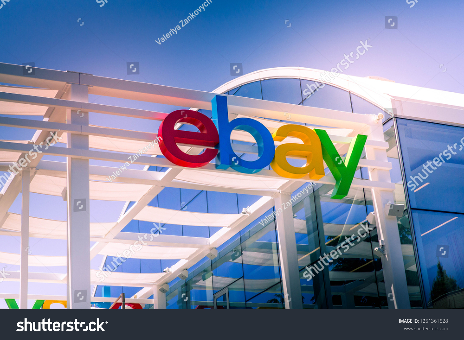 126 Ebay Headquarter Images Stock Photos Vectors Shutterstock   Stock Photo San Jose California Usa May Ebay S Headquarters Campus Welcome Center Named Main 1251361528 