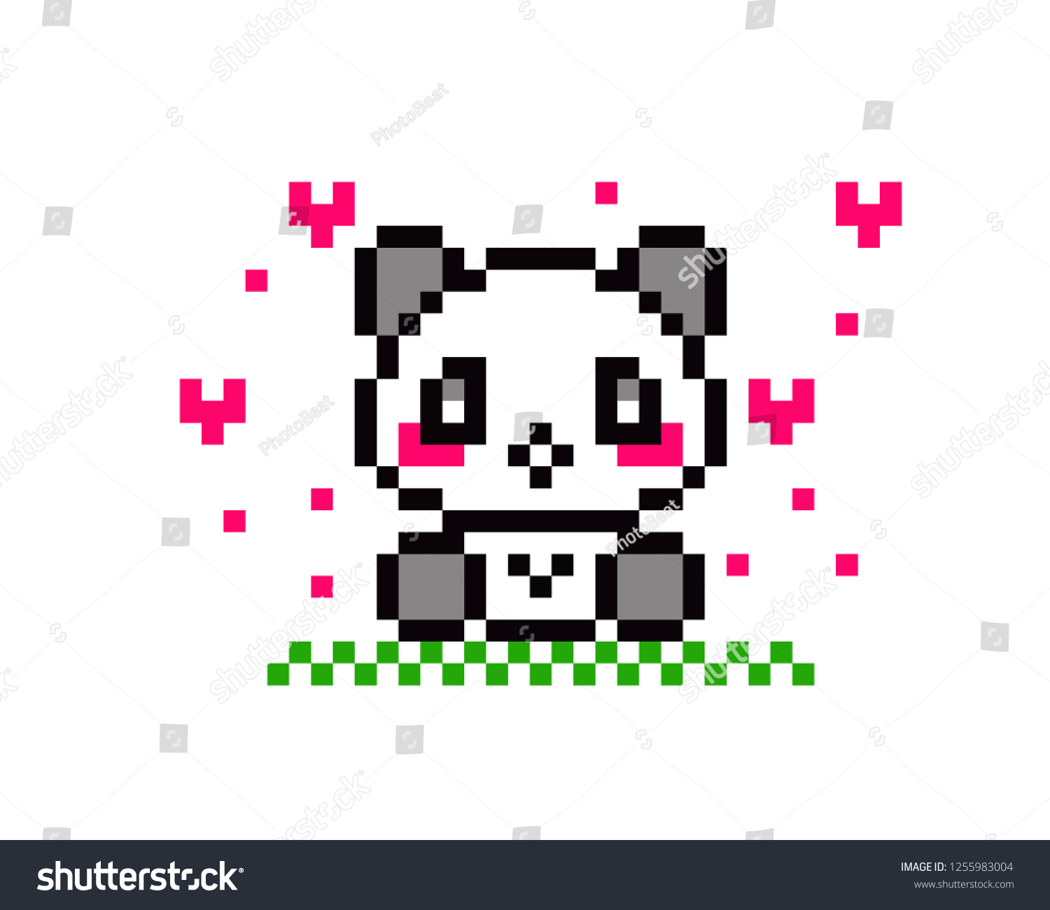 Pixel Panda di young osu