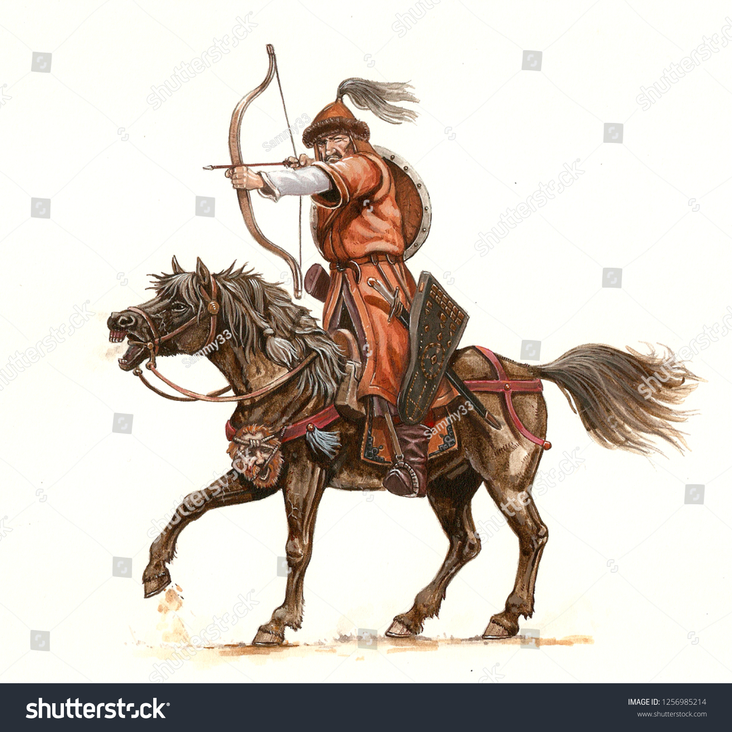 Татаро монгольские лучник