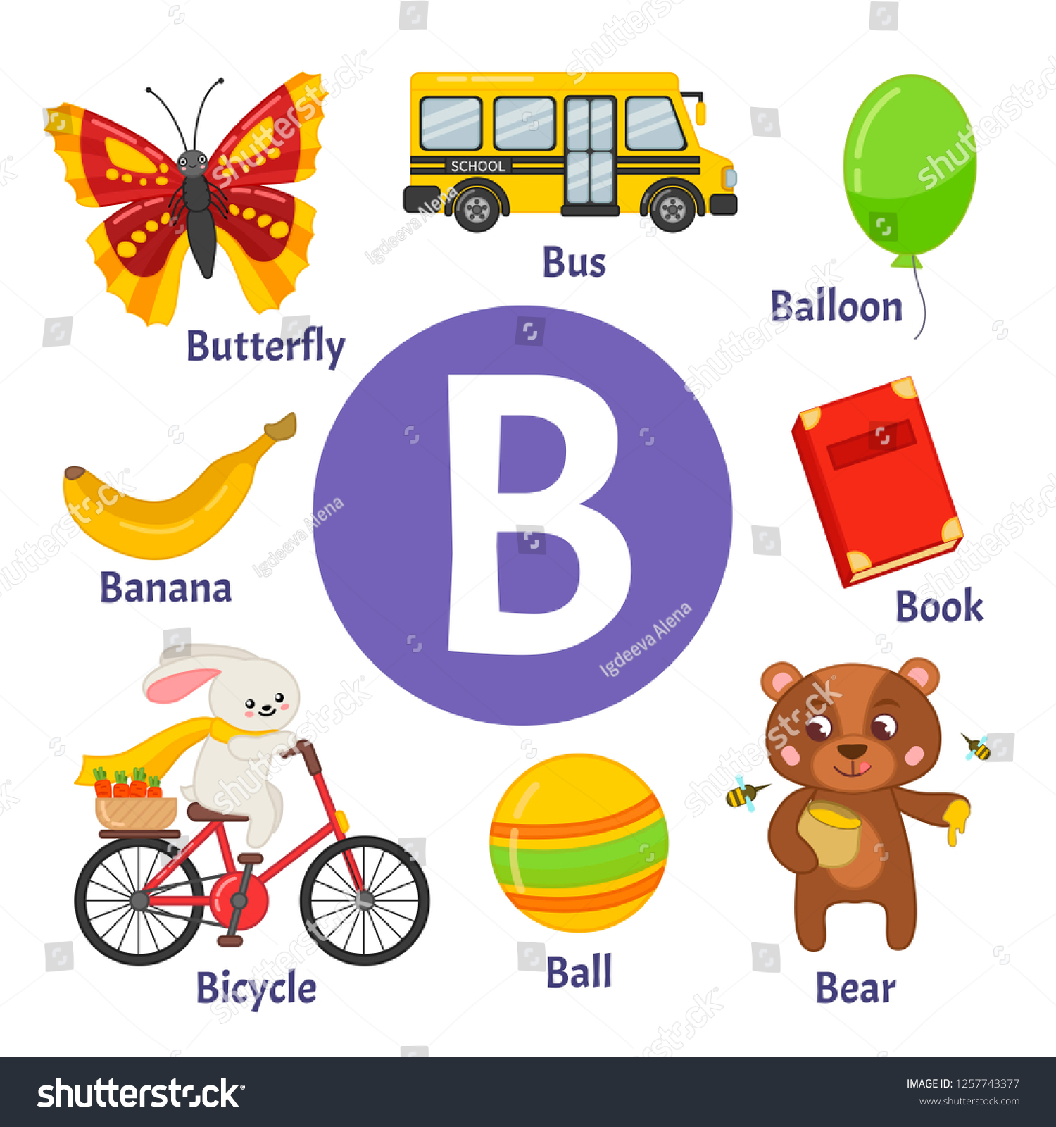 7,800 Imágenes De Letter B For Kids - Imágenes, Fotos Y Vectores De ...