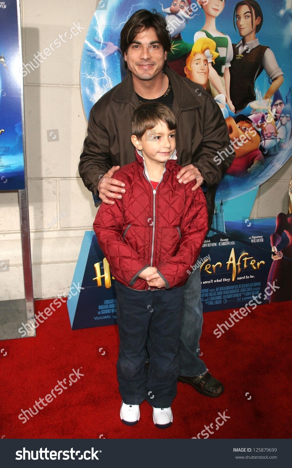 Bryan Dattilo Son Gabriel Premiere Happily Stock Photo 125879699 ...