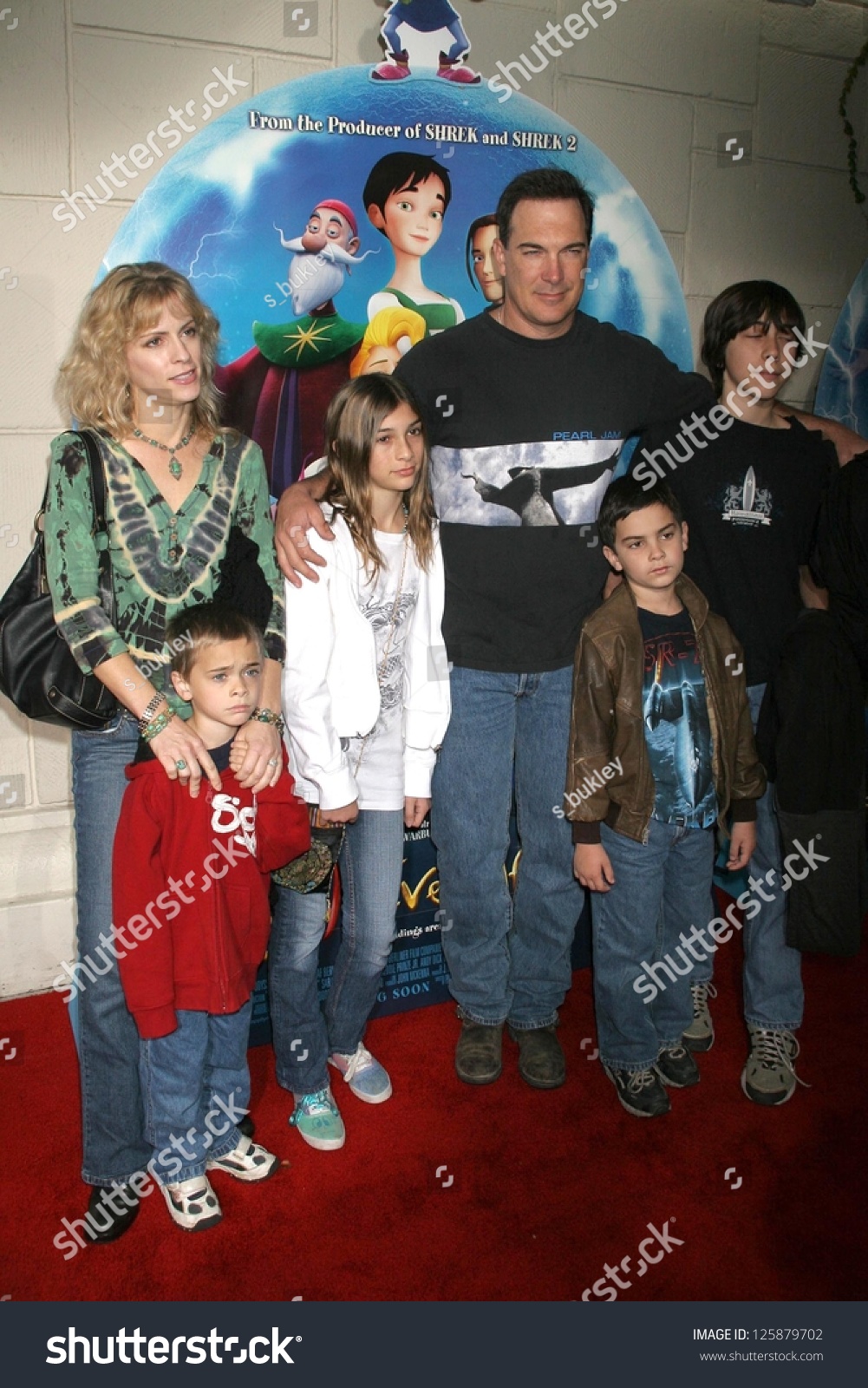 Patrick Warburton Family Premiere Happily Never Stock Photo 125879702 ...