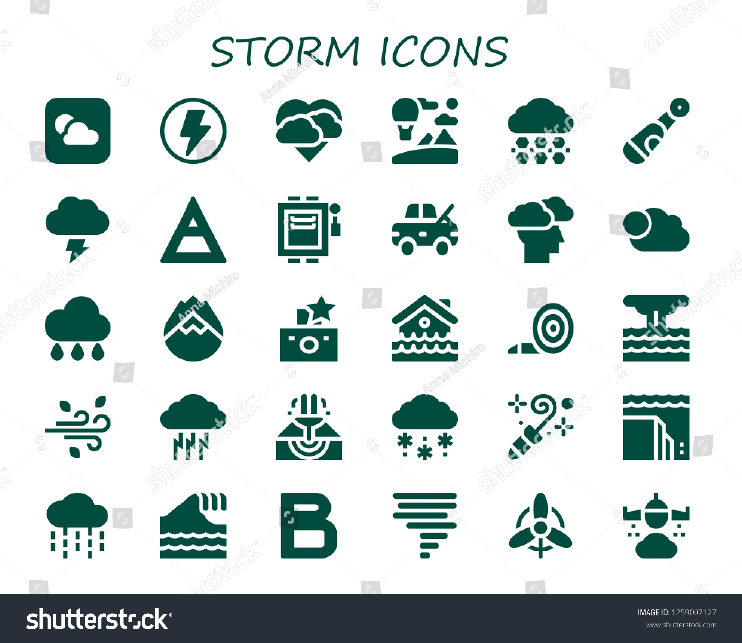 storm-icon-set-30-filled-storm-stock-vector-royalty-free-1259007127-shutterstock