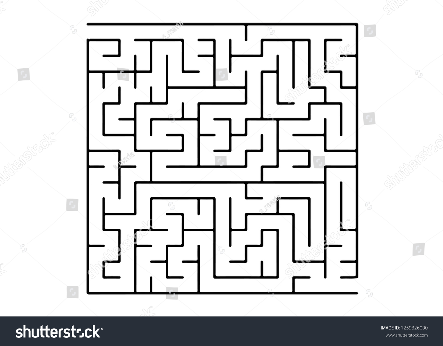 White Vector Texture Black Maze Game Stock Vector (Royalty Free ...