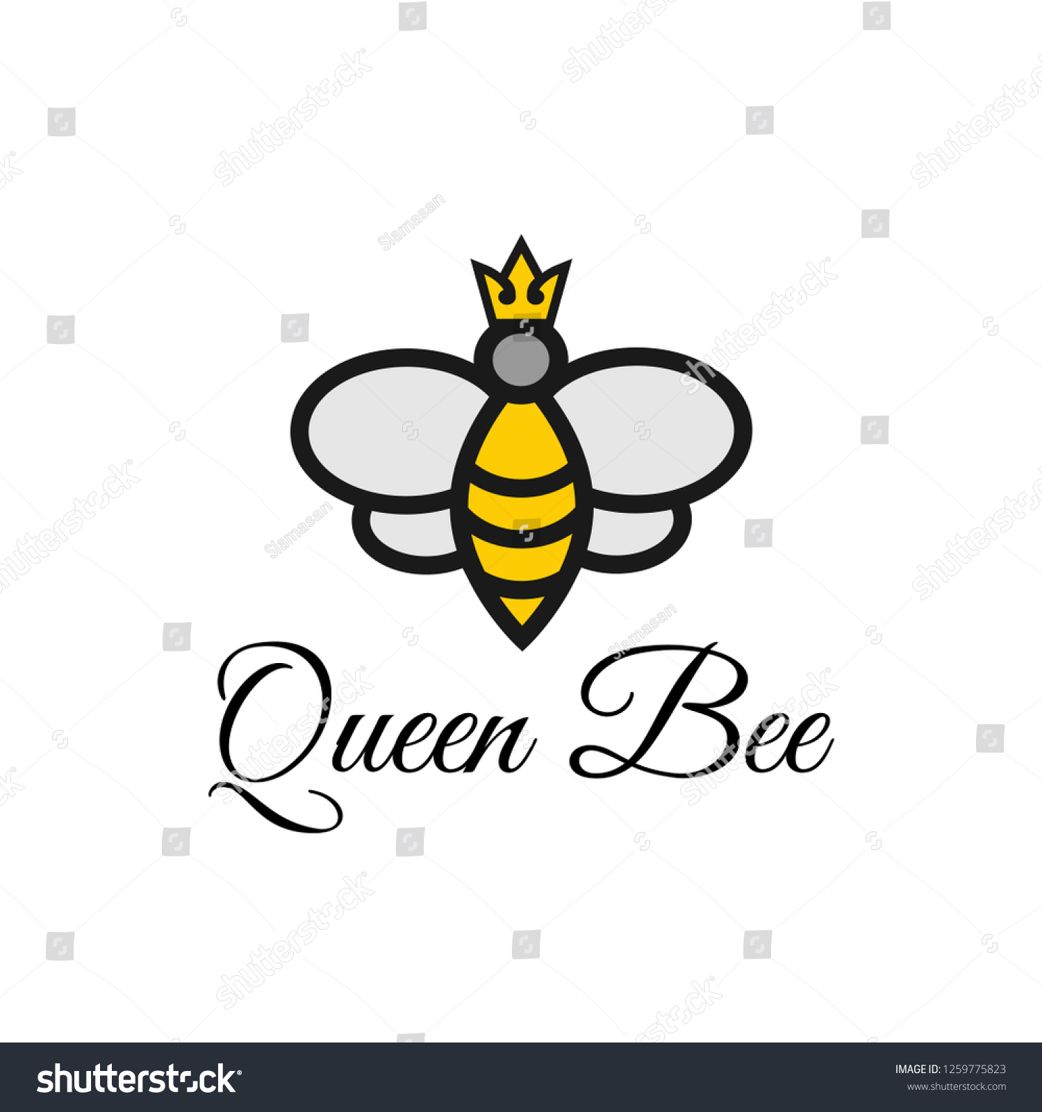 Bee Honey Graphic Design Template Vector Stock Vector (royalty Free 