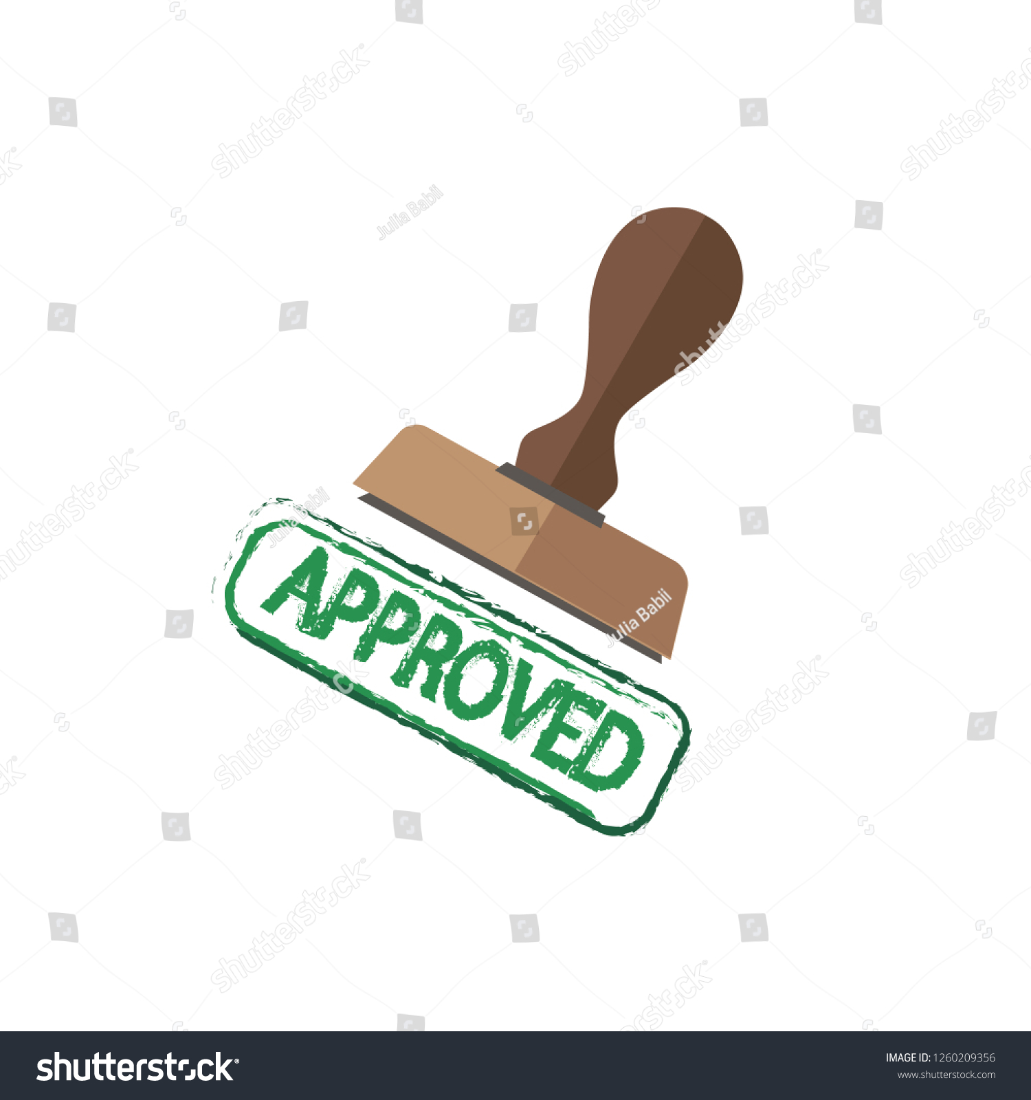 Approved Icon Vector Stock Vector (Royalty Free) 1260209356 | Shutterstock