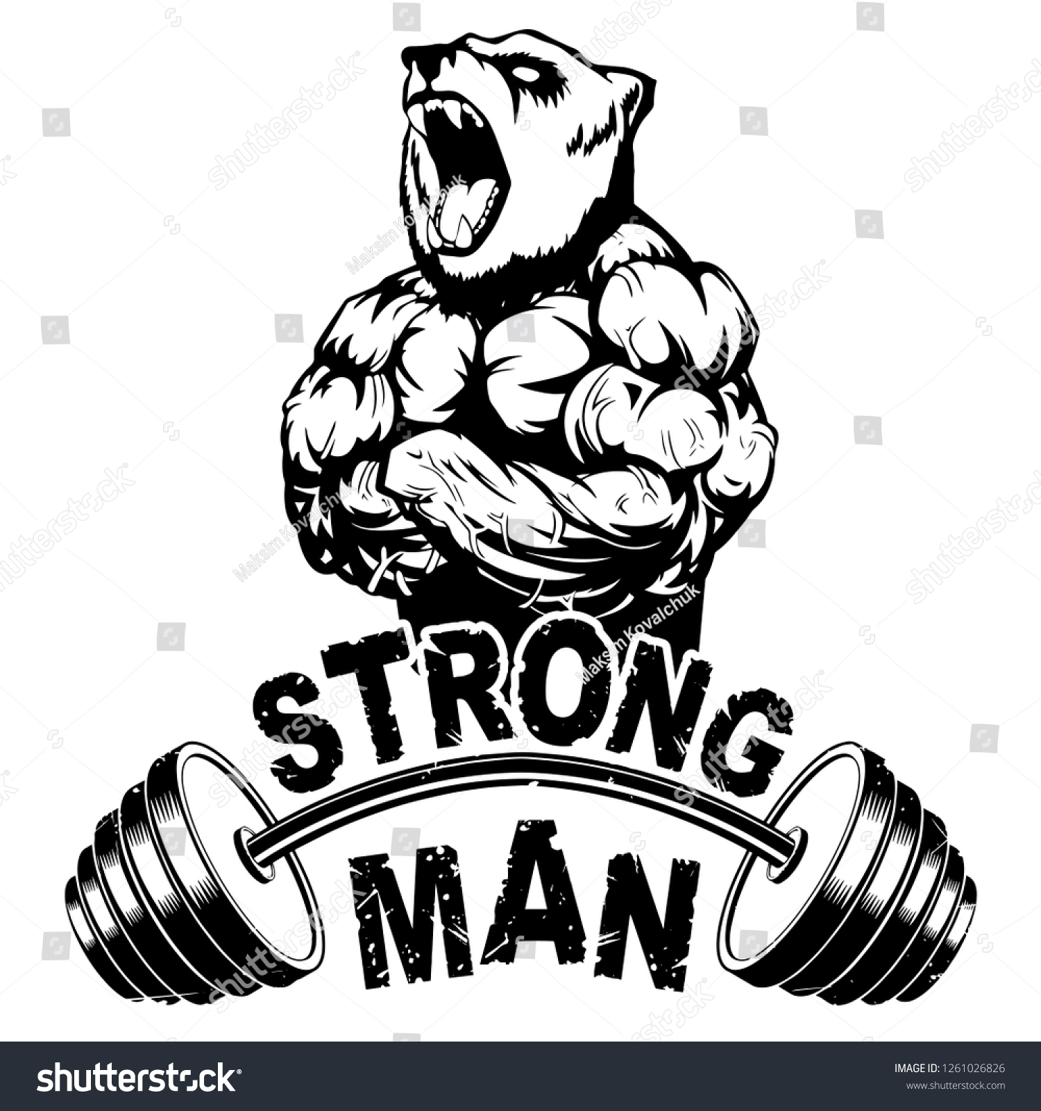 Strong bear. Медведь со штангой. Русский медведь качок. Стронгмен медведь. Стронгмен логотип.