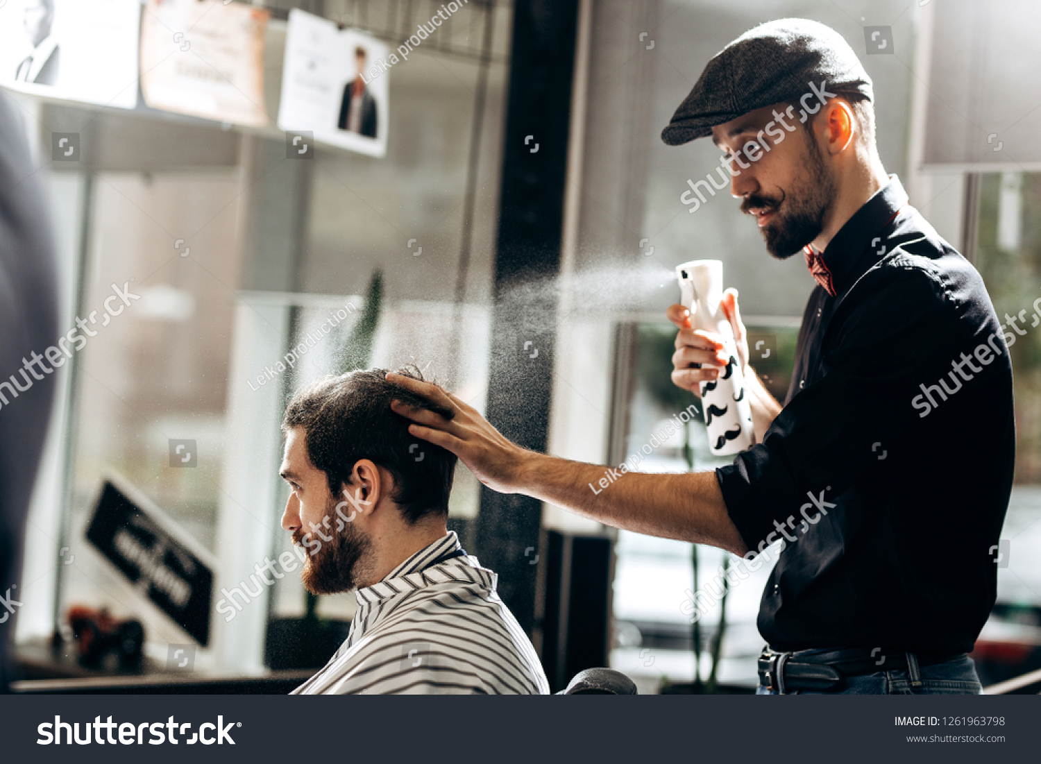 barber flat cap