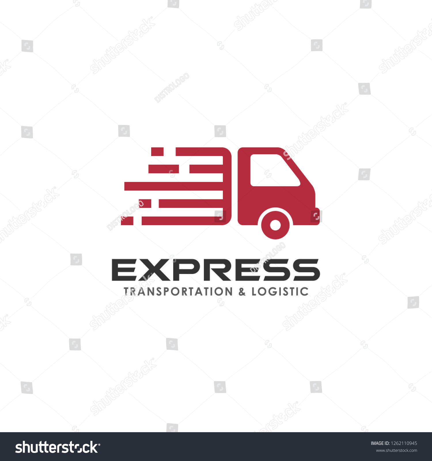 Delivery Services Logo Design Courier Logo Stock Vector (Royalty Free ...