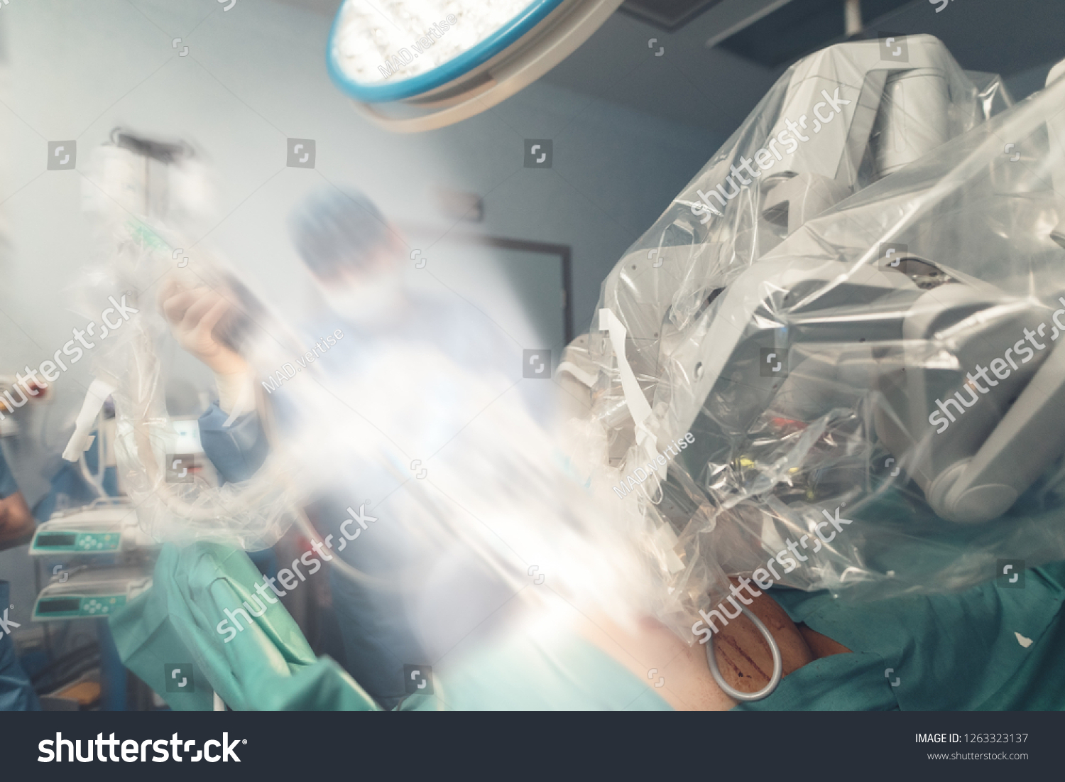 Robotic Assisted Minimally Invasive Surgery Surgical Stock Photo ...