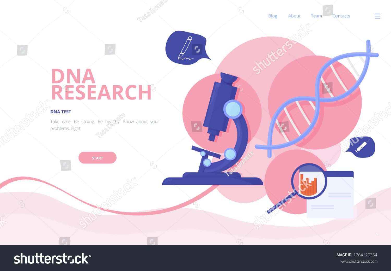 Genetic Engineering Vector Illustration Gene Dna Stock Vector (Royalty ...