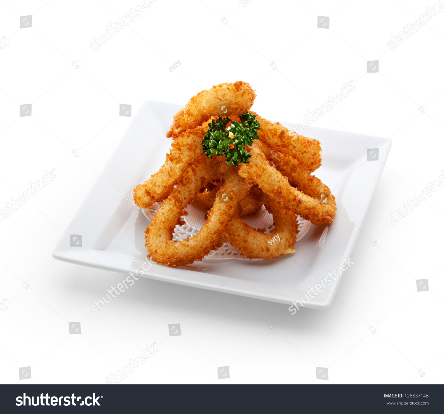 Deep Fried Calamari Rings Stock Photo 126537146 | Shutterstock