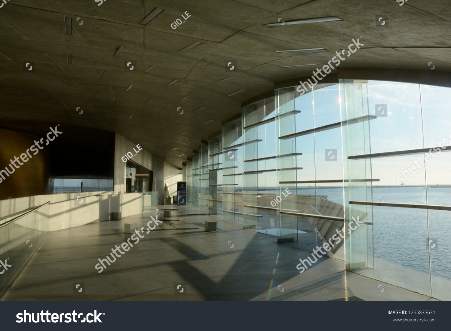 Interior View New Salerno Maritime Station Stock Photo 1265835631 ...