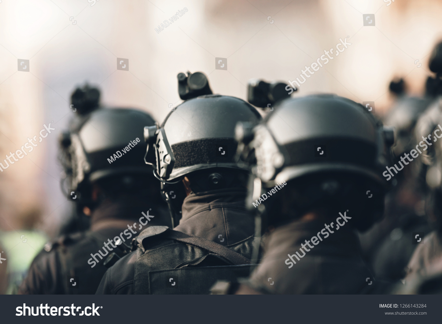 Anti Terrorism Squad Military Equipment Special Stock Photo 1266143284 ...