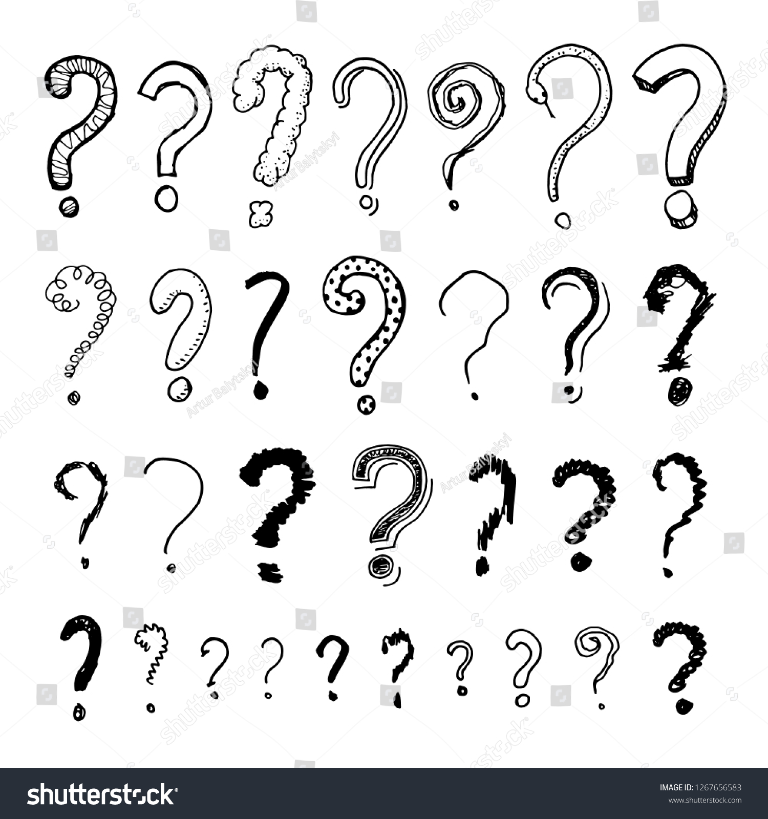 6,381 Question mark scribble Images, Stock Photos & Vectors | Shutterstock