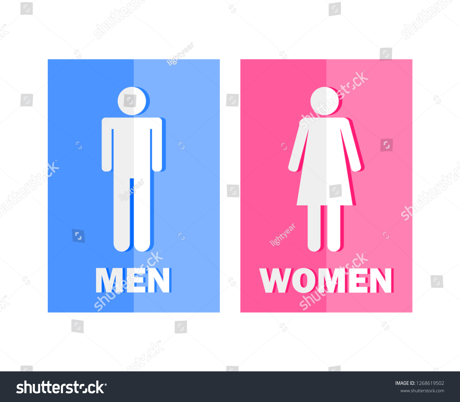 Toilets Vector Icon On White Background Stock Vector (Royalty Free ...