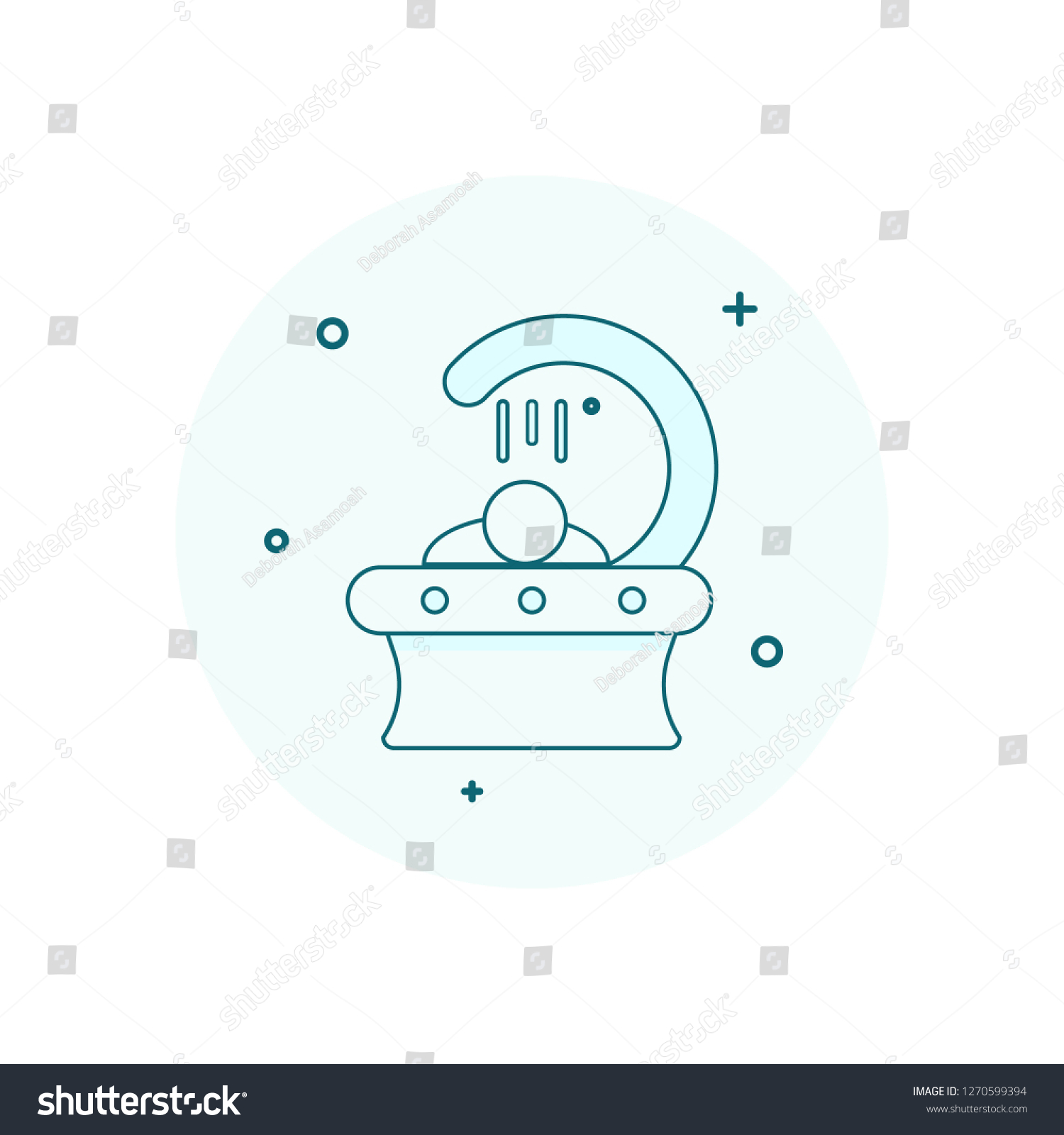 Ct Scan Illustration Computer Tomography Vector Stock Vector (Royalty ...