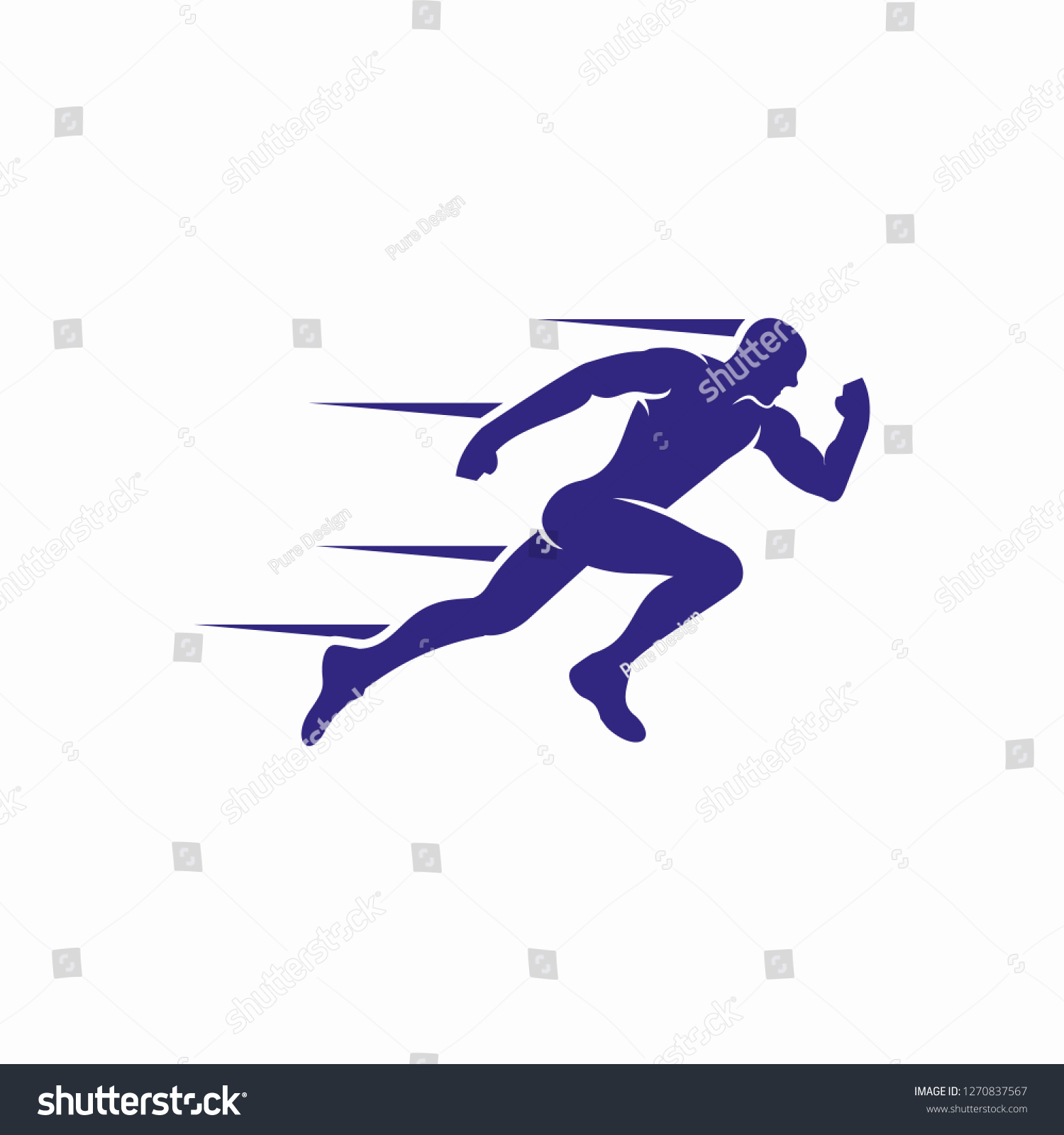 Fast Run Logo Vector Stock Vector (Royalty Free) 1270837567 | Shutterstock