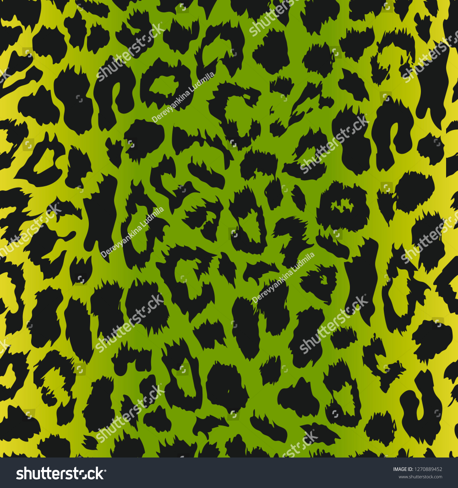 Seamless Leopard Print Vector Pattern Texture Stock Vector (Royalty ...