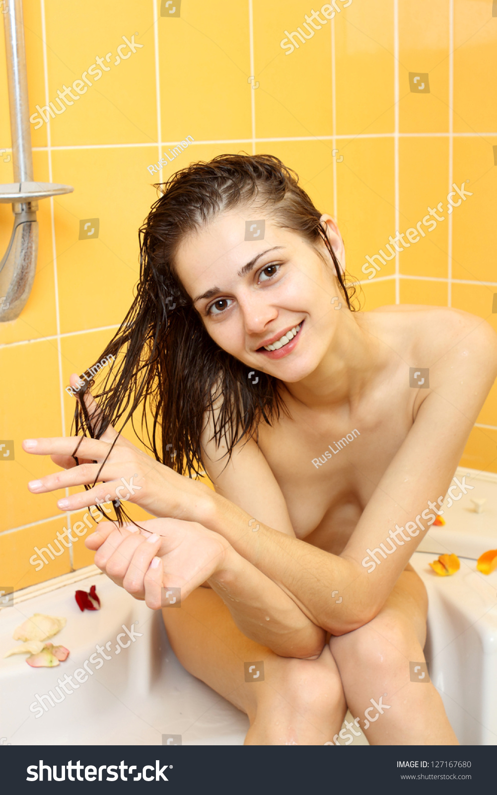 Girls Nude In The Bathroom