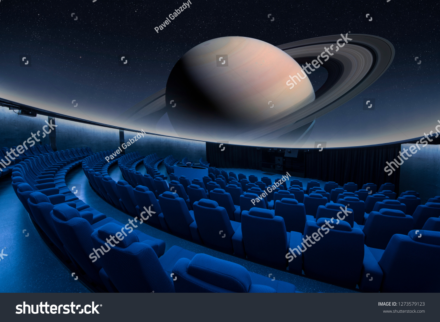 Planet Saturn Projection Planetarium Stock Photo 1273579123 | Shutterstock