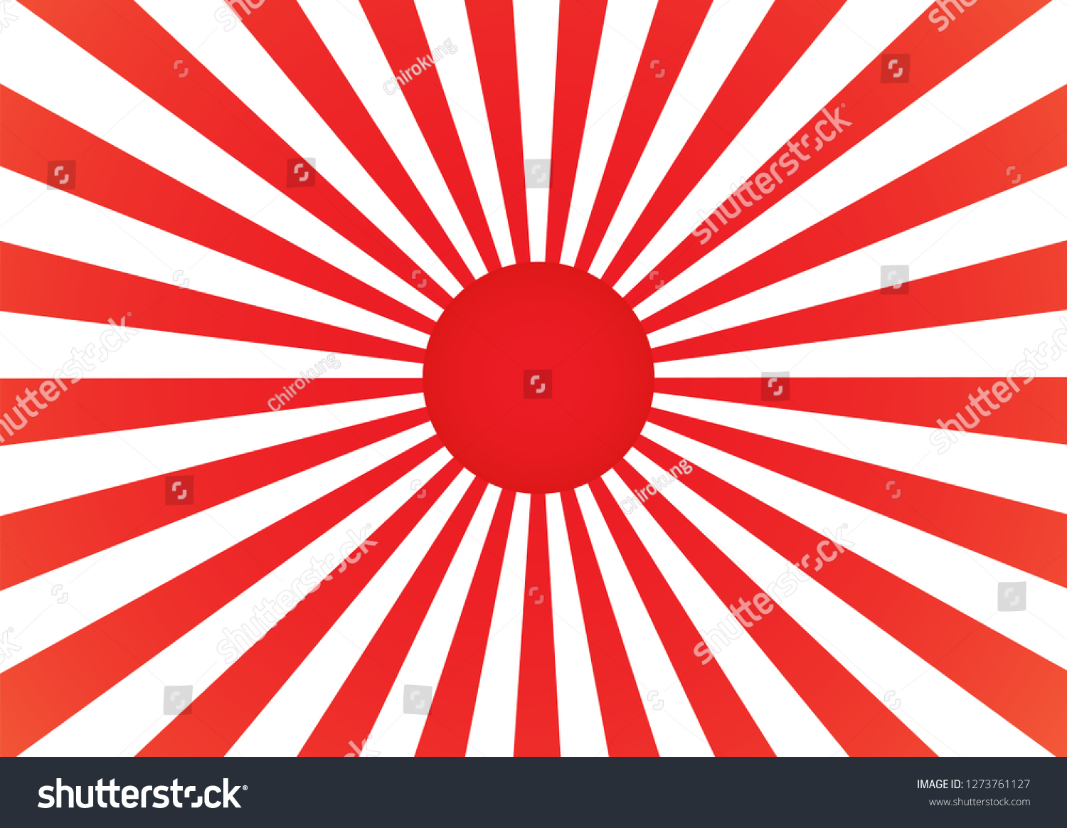 Флаг японской империи ё