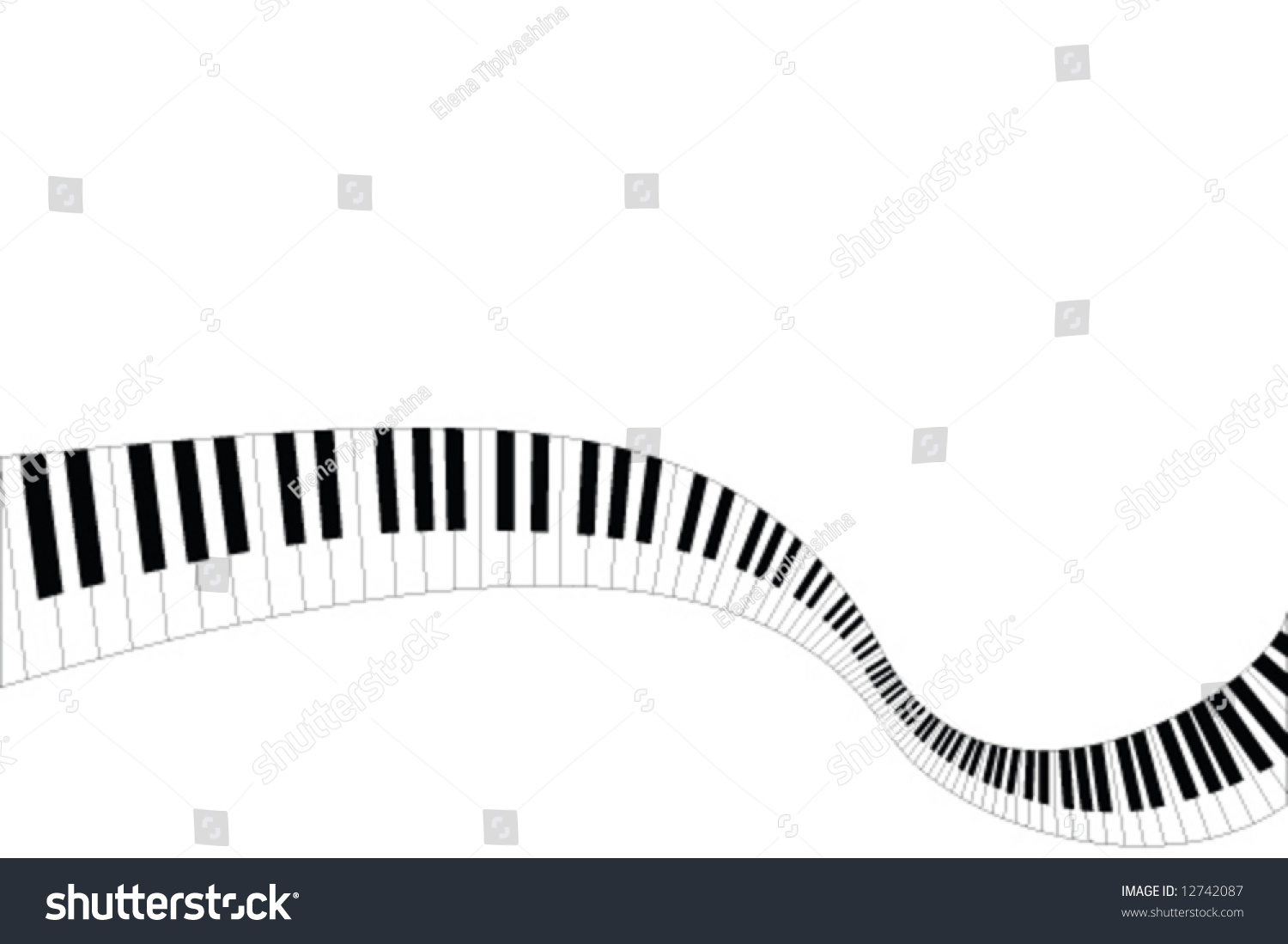 Клавиши рояля и Ноты