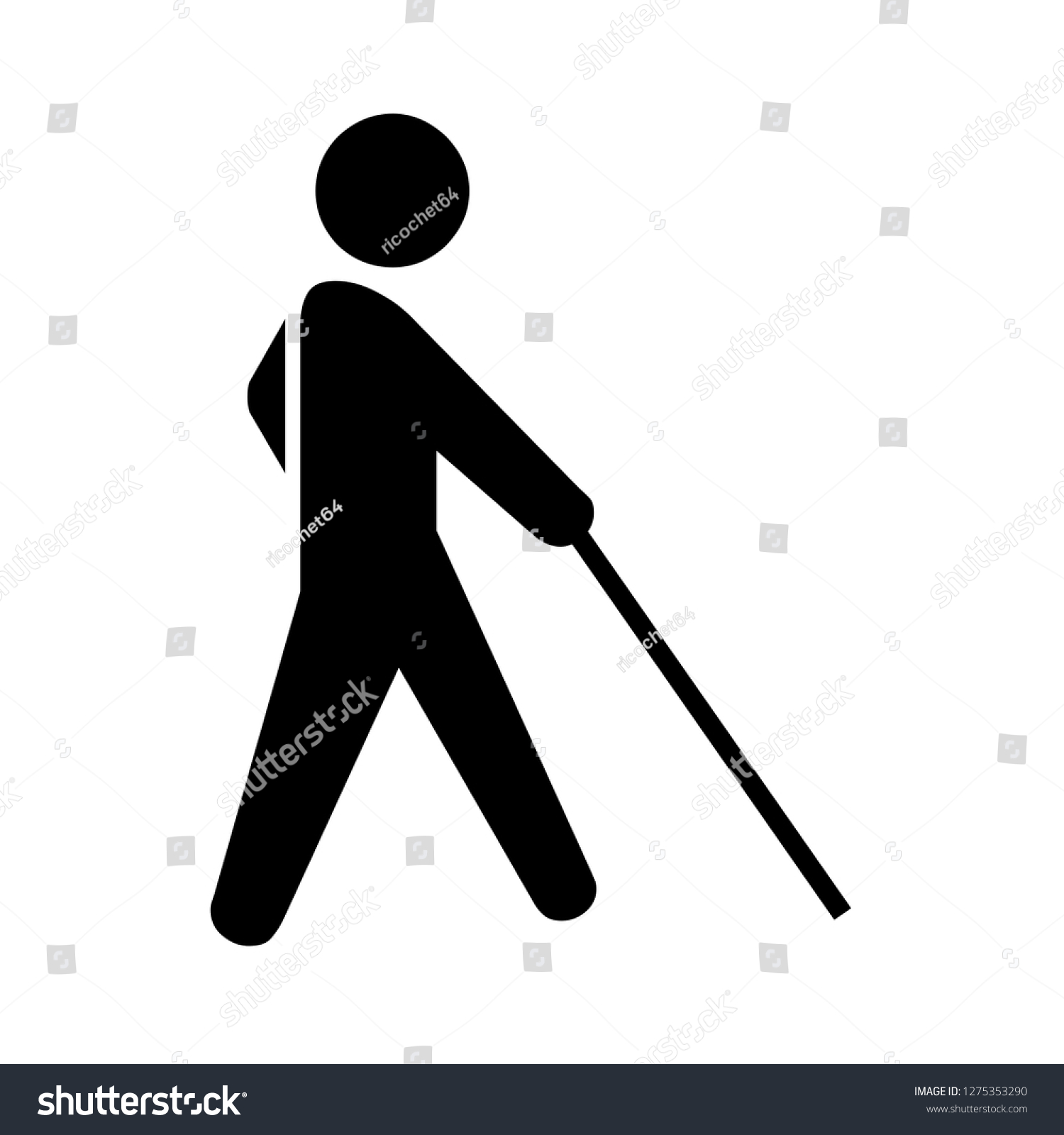 Vision Loss Symbol Stock Illustration 1275353290 | Shutterstock