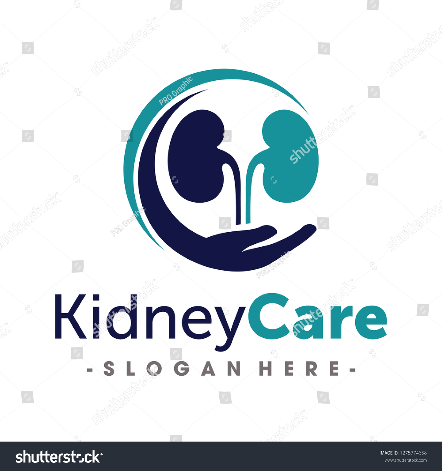 Kidney Care Logo Design Inspiration Stock Vector (Royalty Free ...