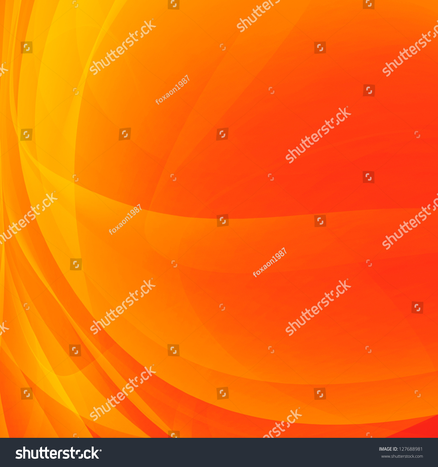 Red Yellow Background Abstract Warm Curves Stock Illustration 127688981 ...