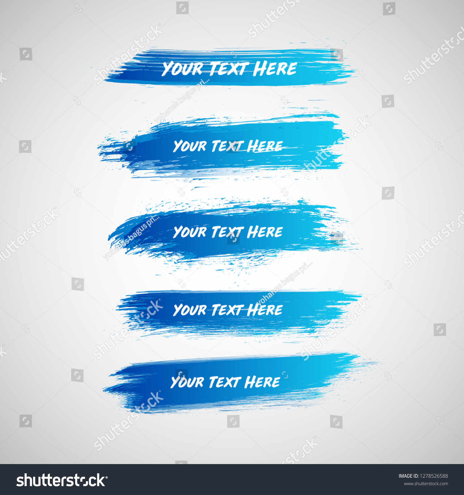 Lower Third Brush Pack Stock Vector (Royalty Free) 1278526588 ...