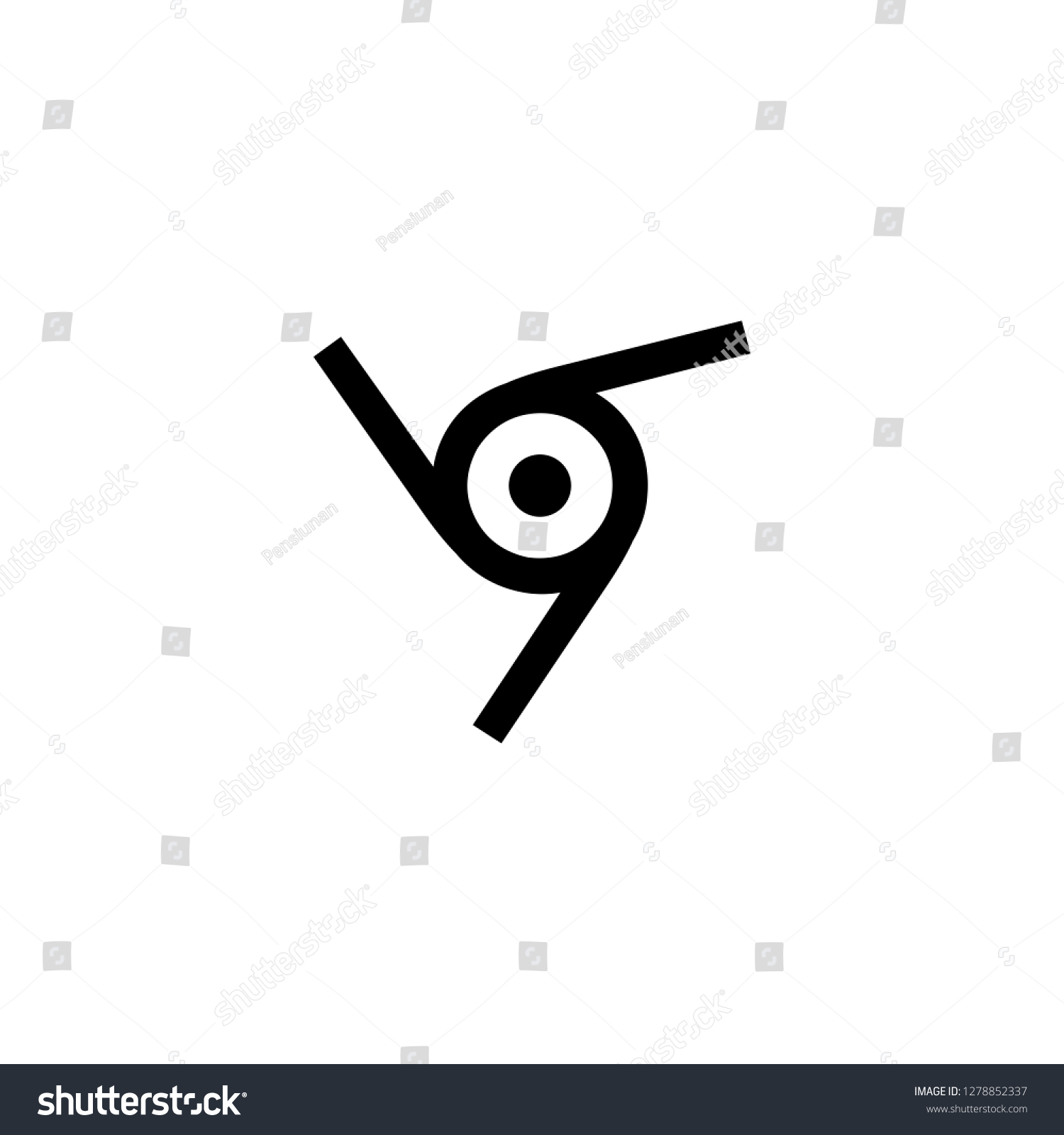 Number 9 Logo Concept Stock Vector (Royalty Free) 1278852337 | Shutterstock