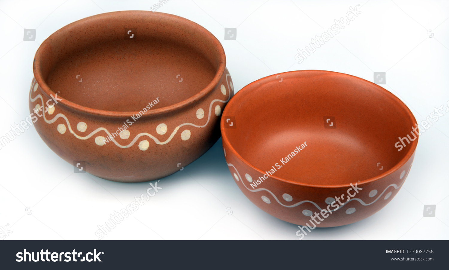 bowl made of clay