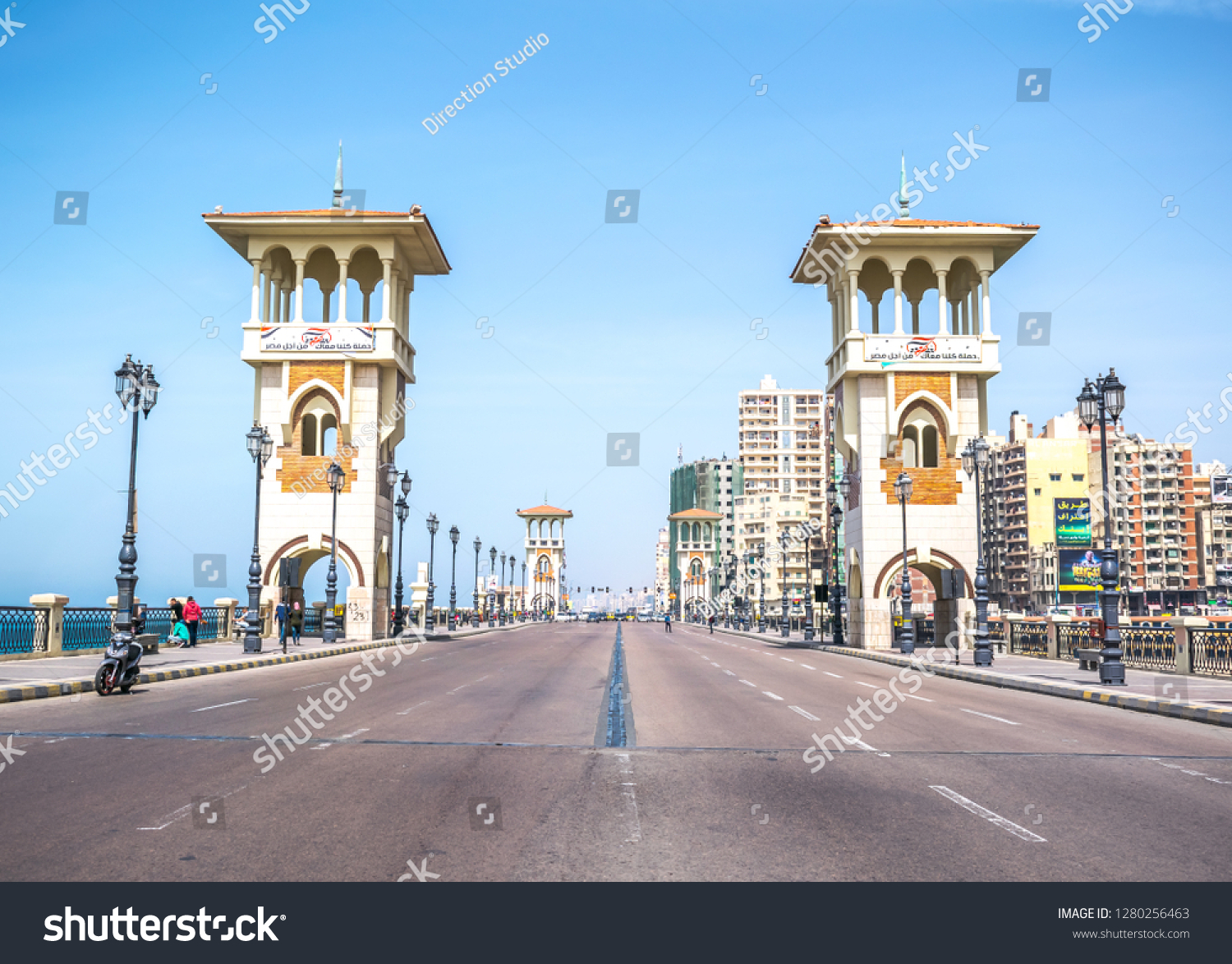 Stanley Bridge Alexandria Egypt 14 April Stock Photo 1280256463 ...