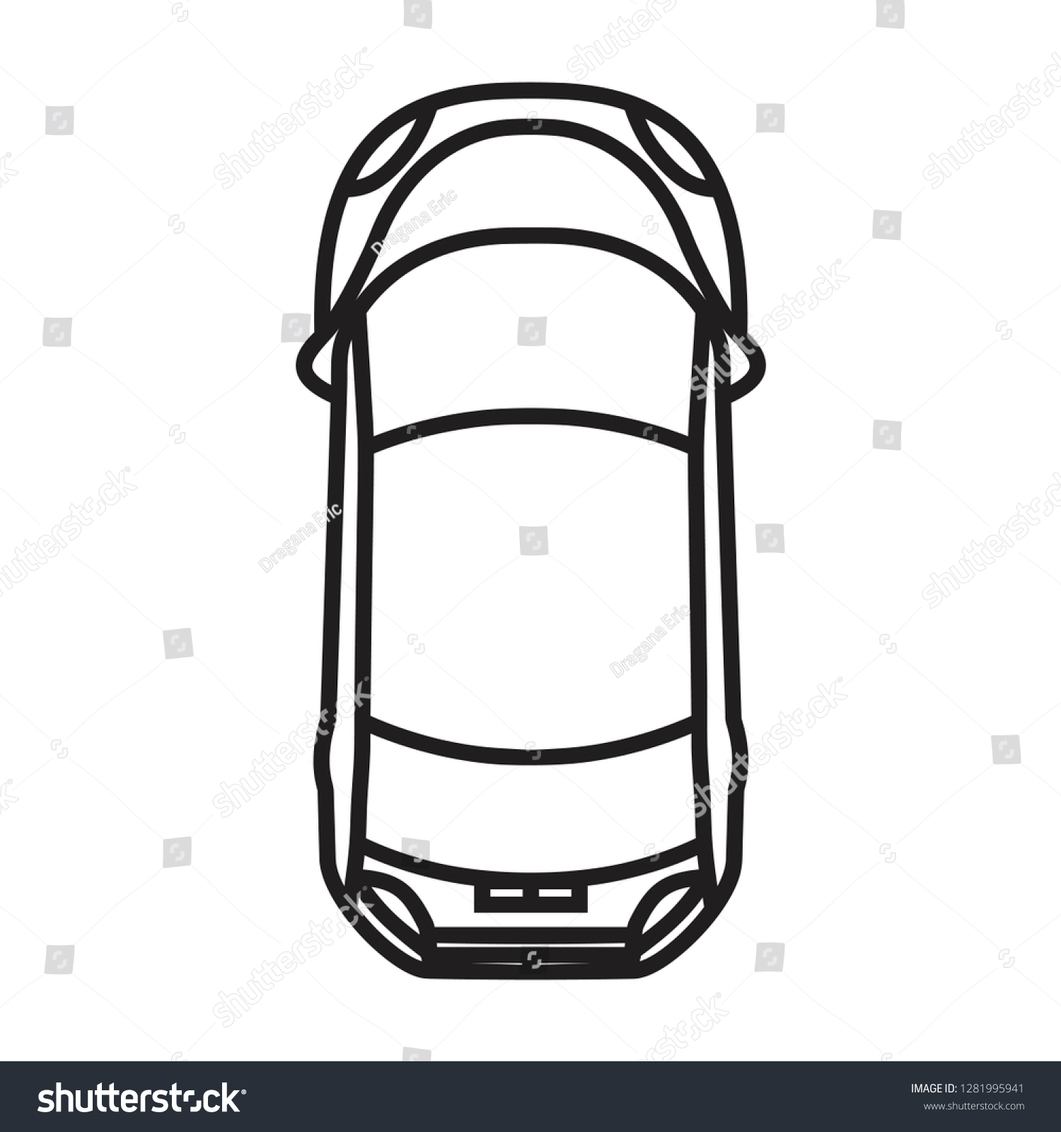 Car Vector Icon Stock Vector (Royalty Free) 1281995941 | Shutterstock