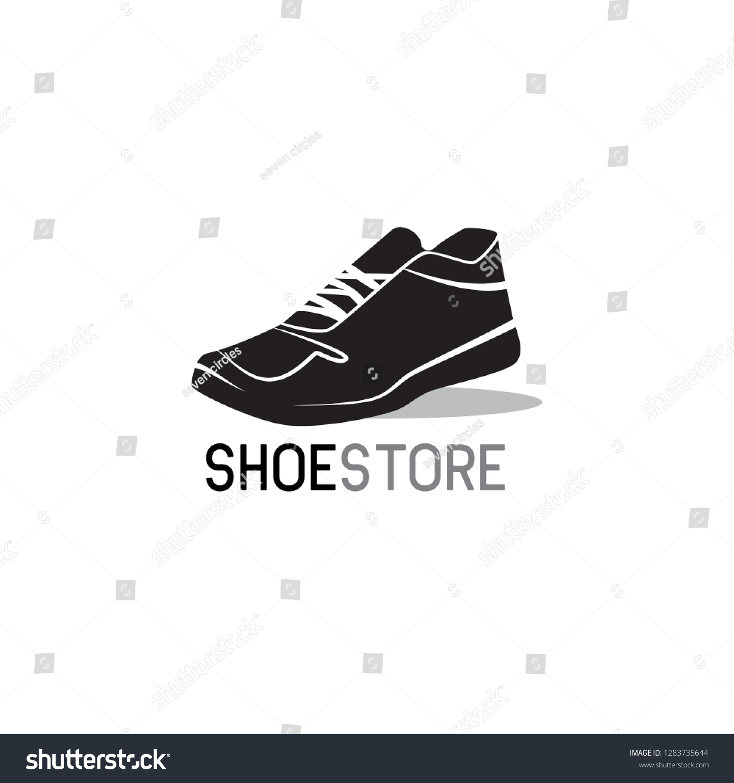 Shoes Store Shoes Shop Logo On Stock Vector (Royalty Free) 1283735644 ...