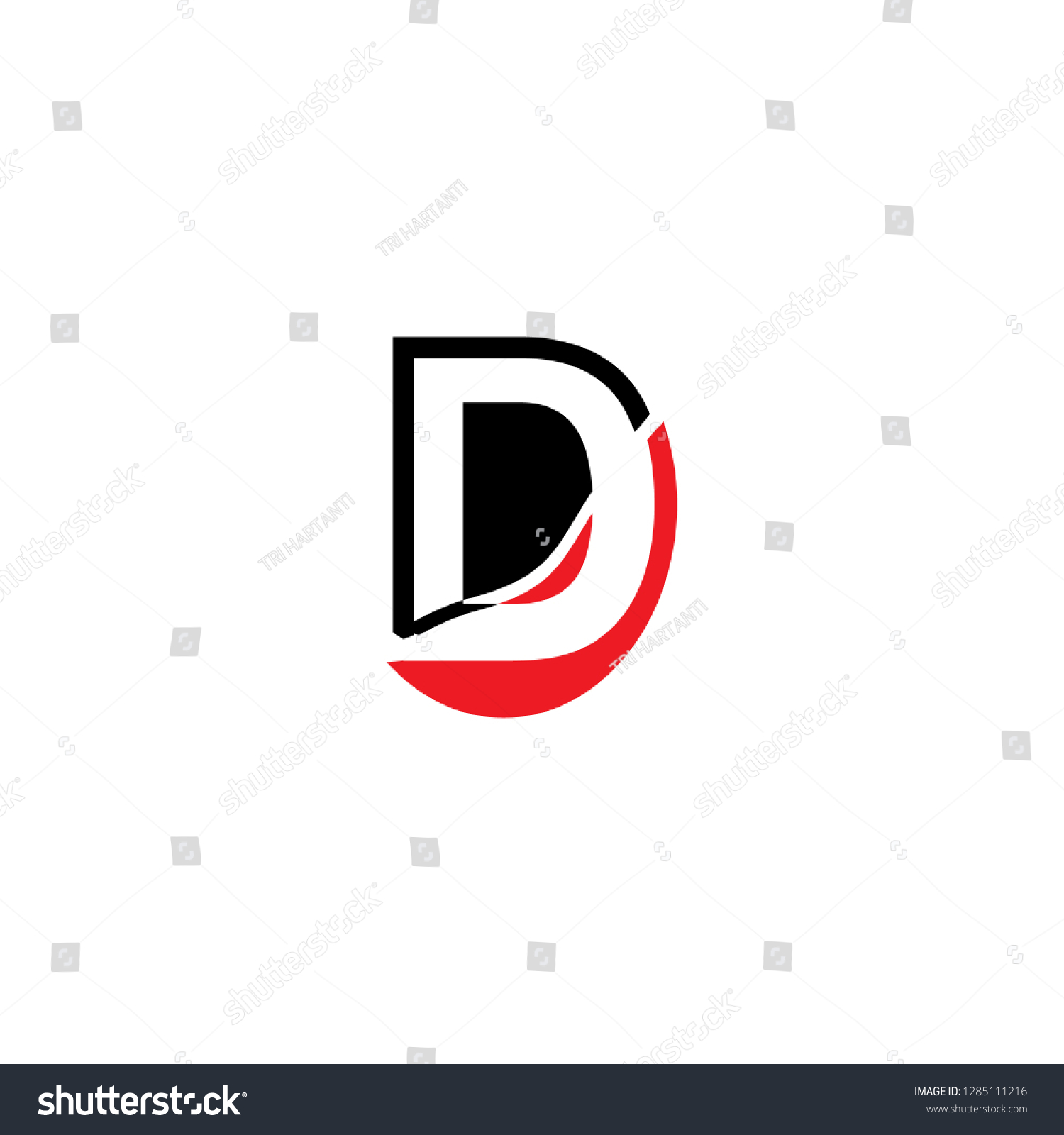 D Logo Vector Stock Vector (Royalty Free) 1285111216 | Shutterstock