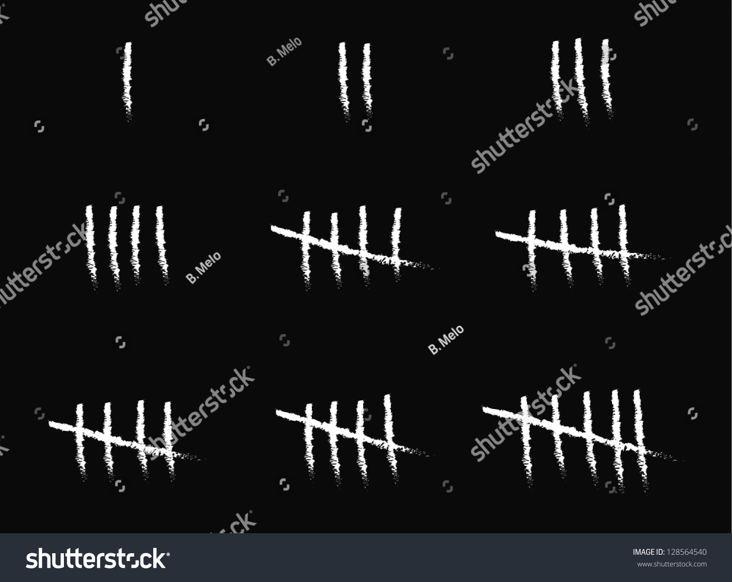 799 prison counting days shutterstock