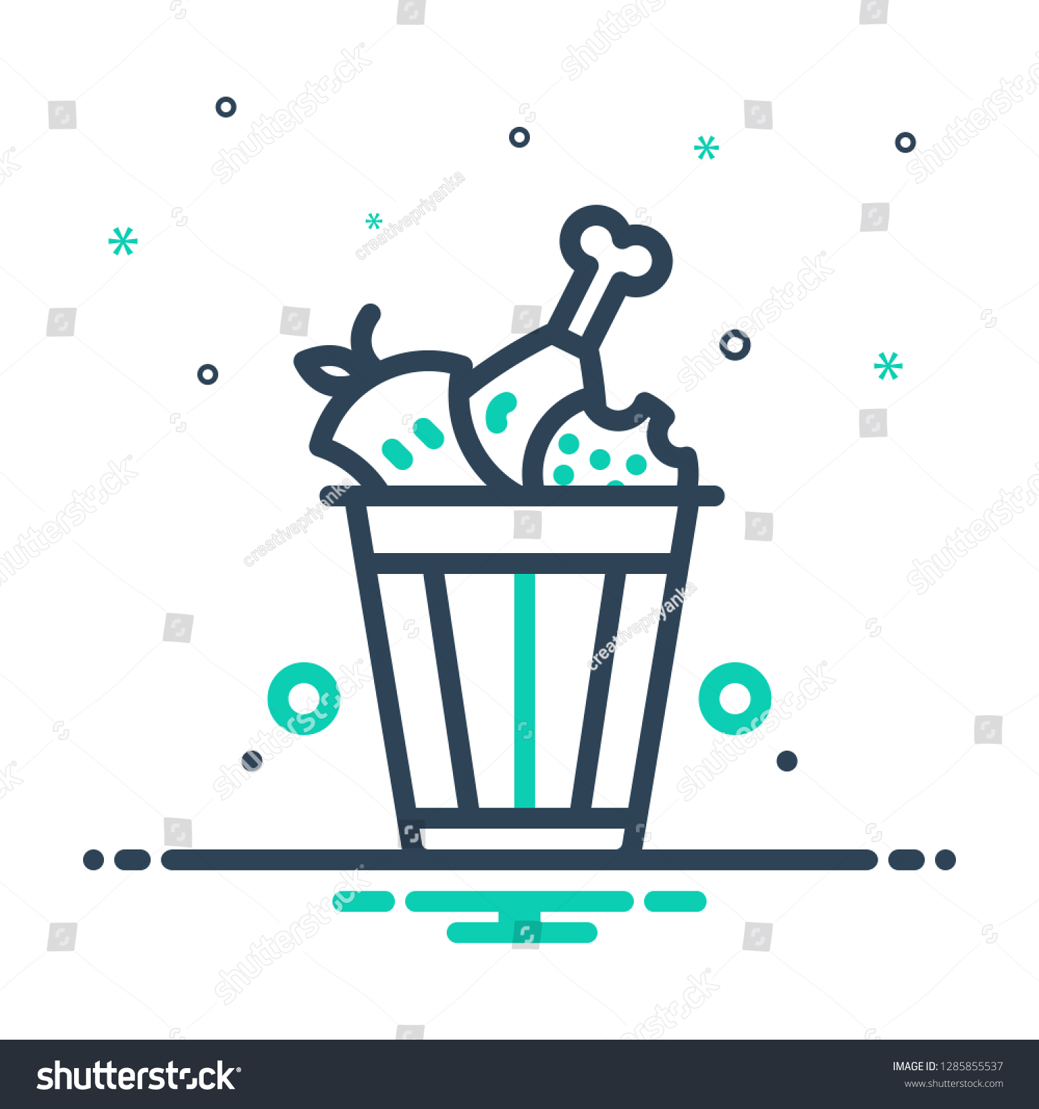 colorful-icon-food-waste-stock-vector-royalty-free-1285855537