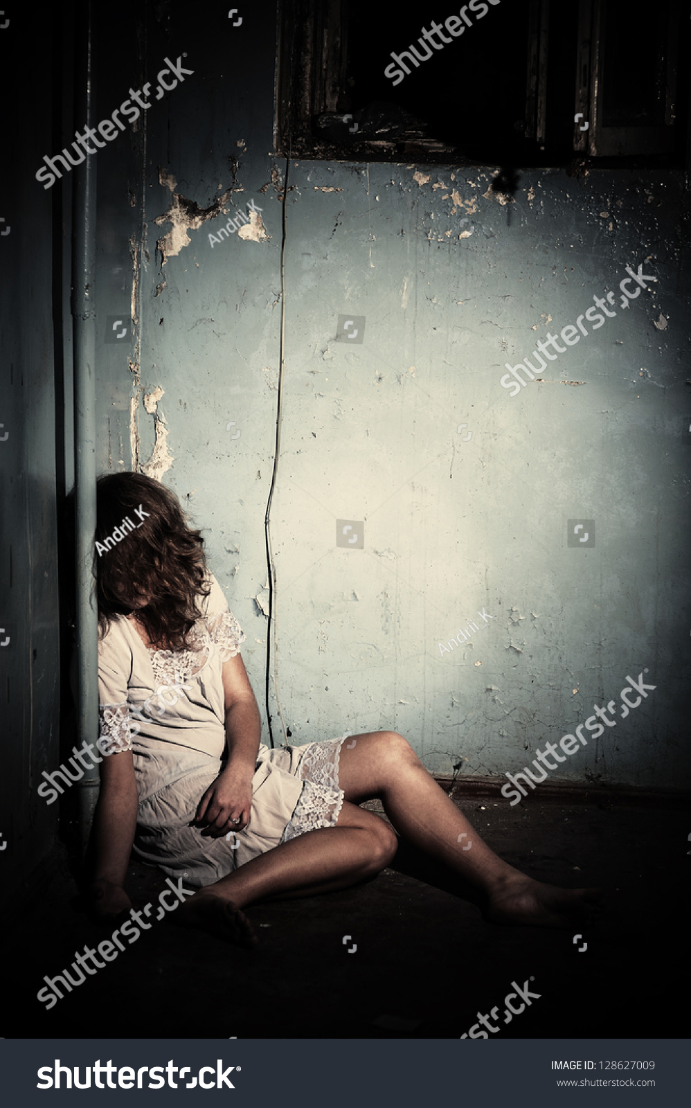 Domestic Violence Family Problems Woman Violence Stock Photo 128627009 ...