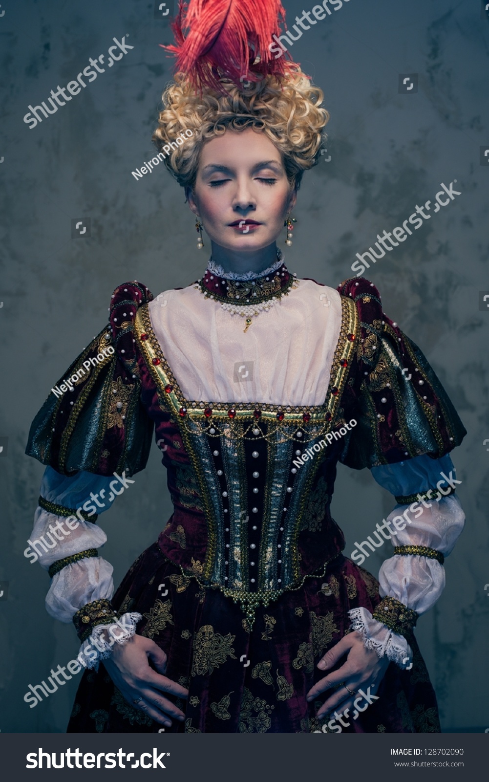 Haughty Queen Royal Dress Stock Photo 128702090 | Shutterstock