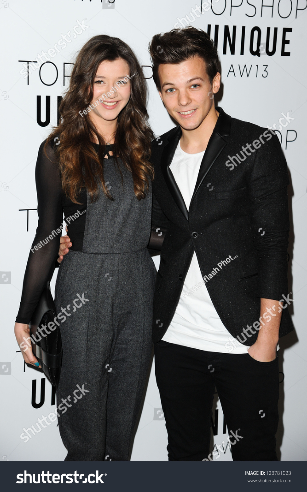 <b>Louis</b> <b>Tomlinson</b> (One Direction) And Girlfriend <b>Eleanor</b> <b>Calder</b> Arrives.