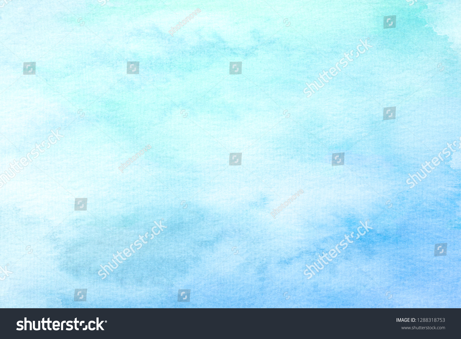 Blank Abstract Light Watercolor Paper Background Stock Photo 1288318753 ...