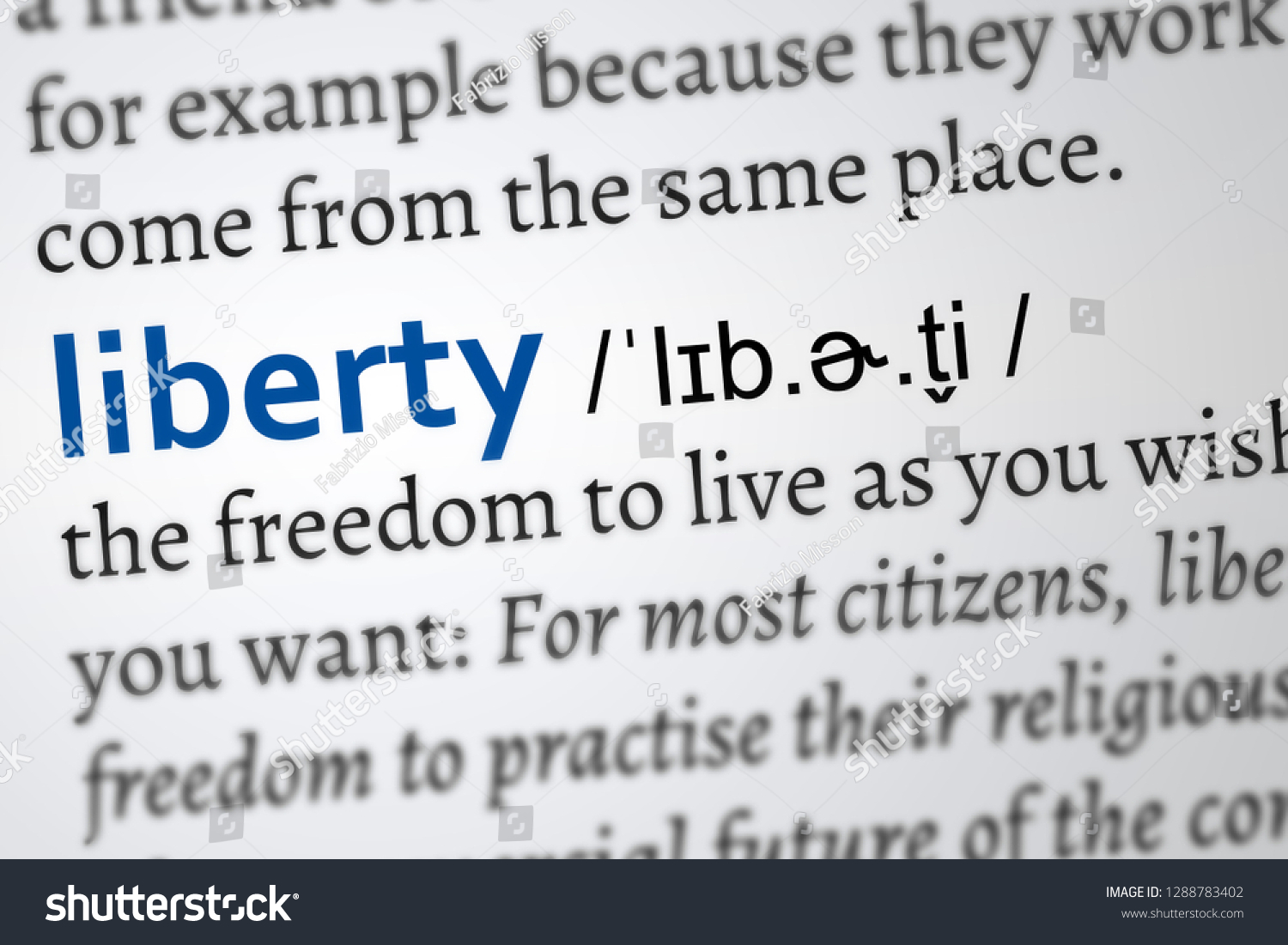 liberty-definition-word-vocabulary-page-illustration-stock-illustration