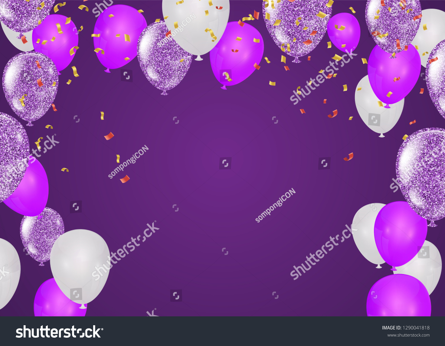 1,656 Happy birthday purple white silver Images, Stock Photos & Vectors ...