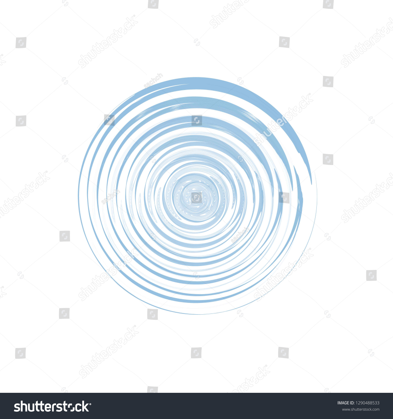 Water Drop Round Vector Abstract Isolated Stock Vector (Royalty Free ...