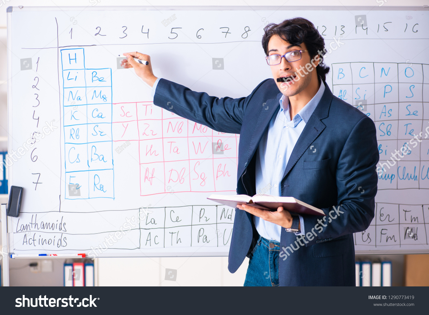 Vanity Extreme poverty Auckland Young Male Chemistry Teacher Front Periodic Stock Photo 1290773419 |  Shutterstock